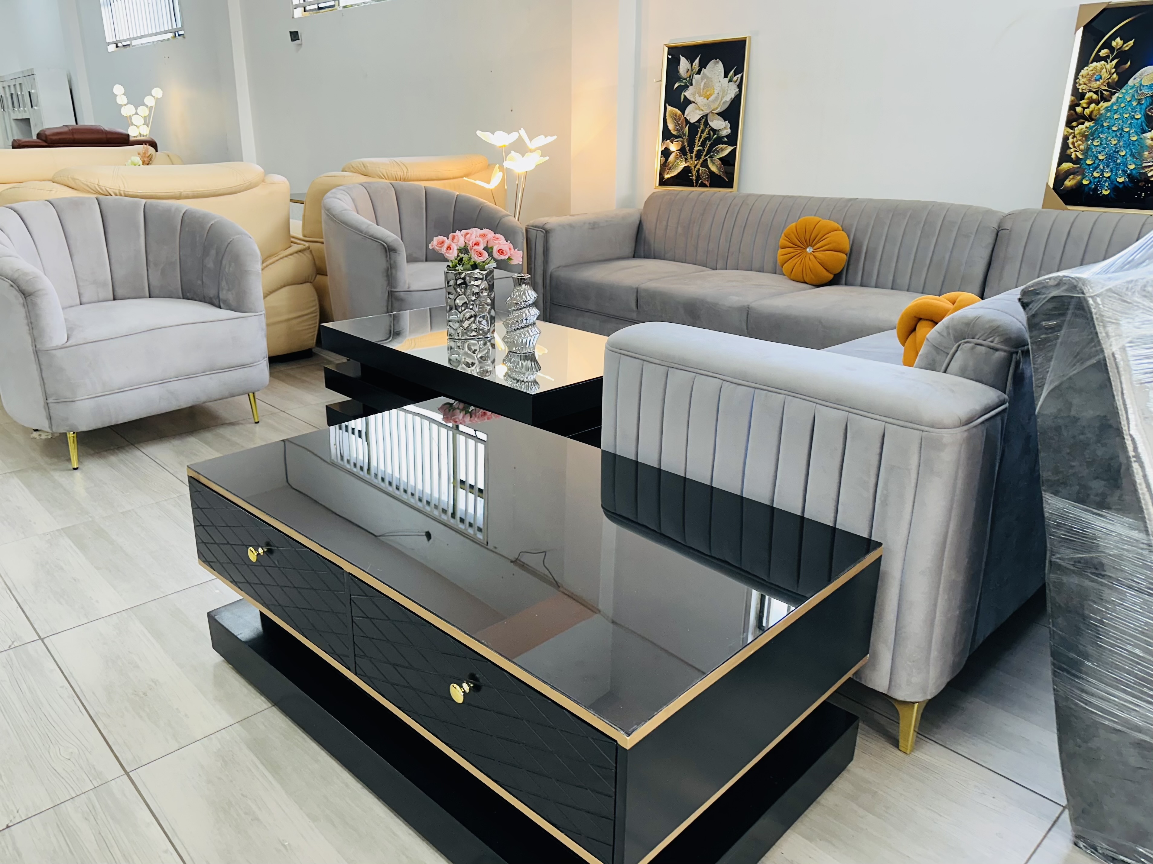 Modern L-Shaped Corner Sofa