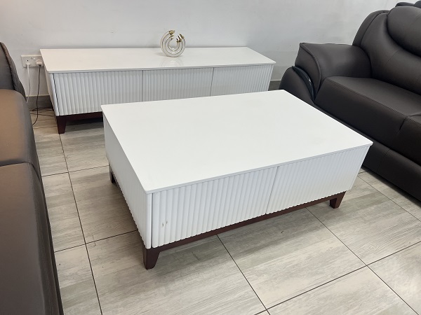 High gloss TV stand and Centre table