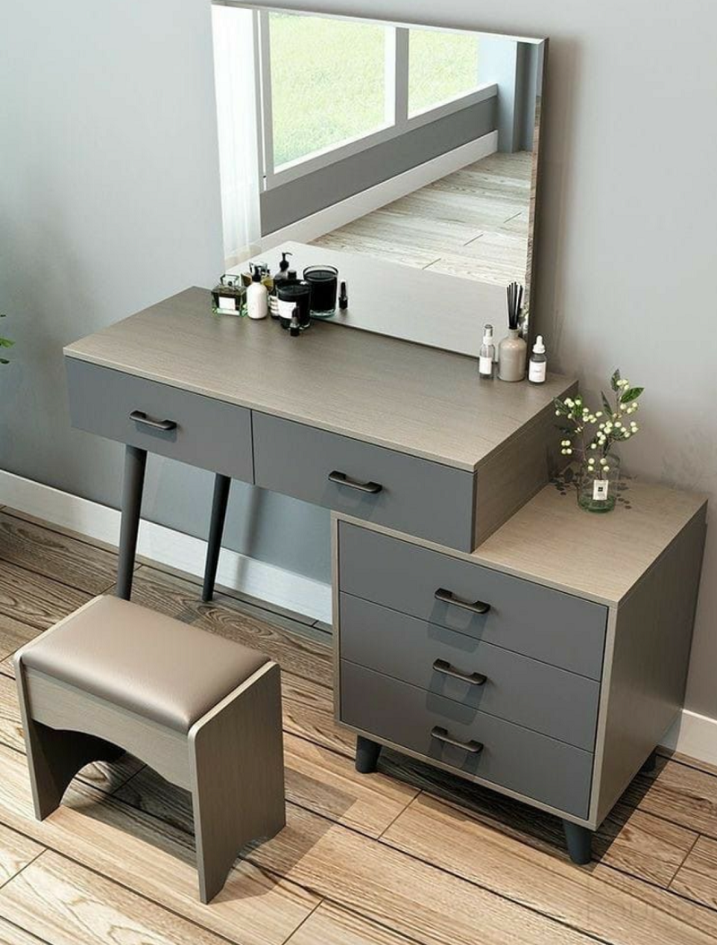 Modern Two-Tone Dressing Table