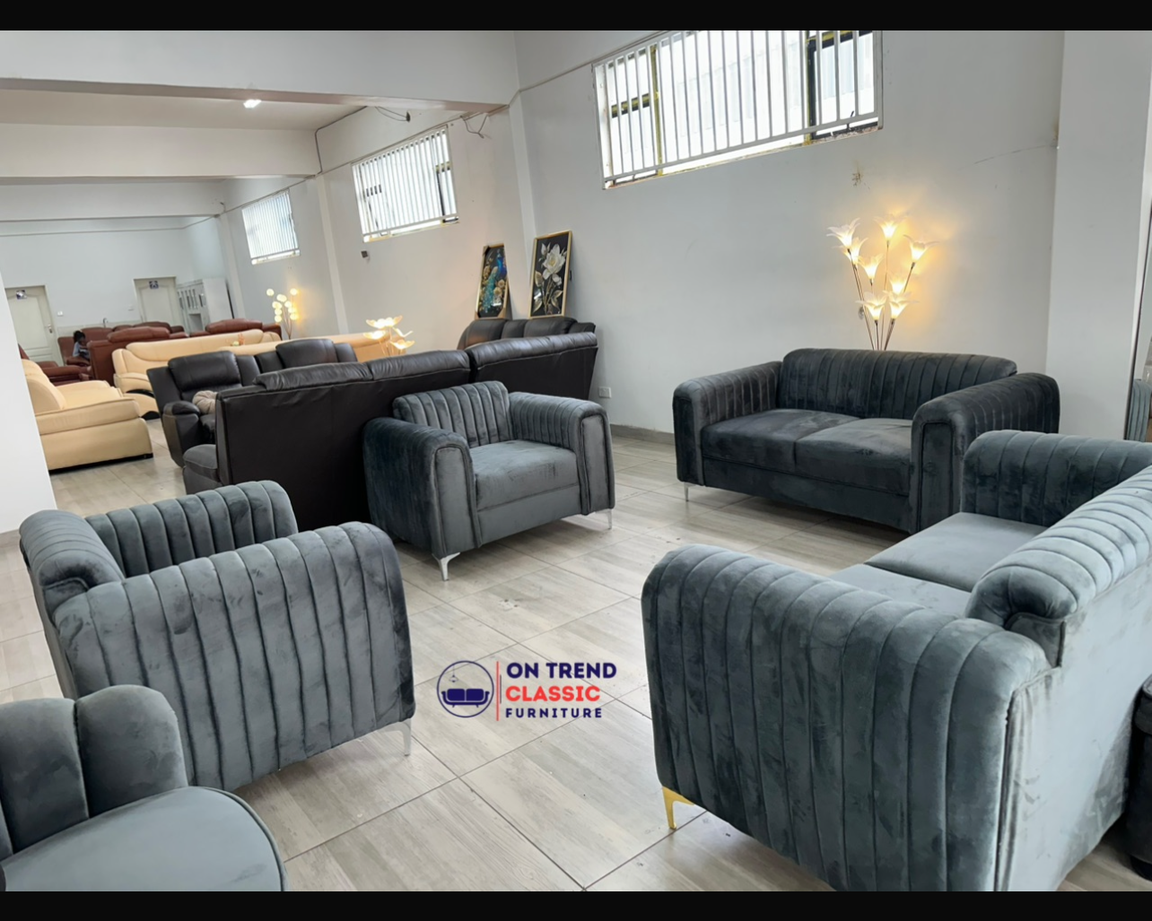 Panello Curve 7-Seater Velvet couche